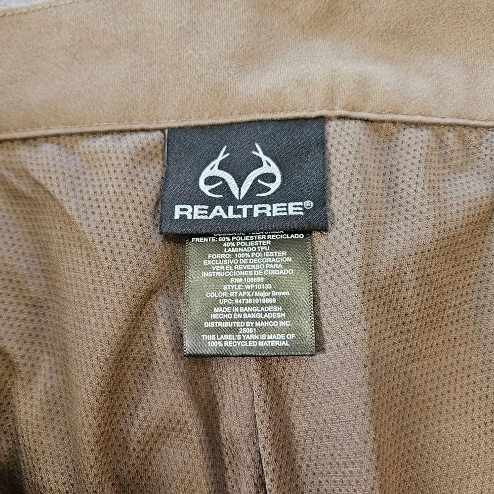 Realtree APX Men's Waterproof Camo Hunting Pants 2XL/2XG‎ outdoor camping hiking